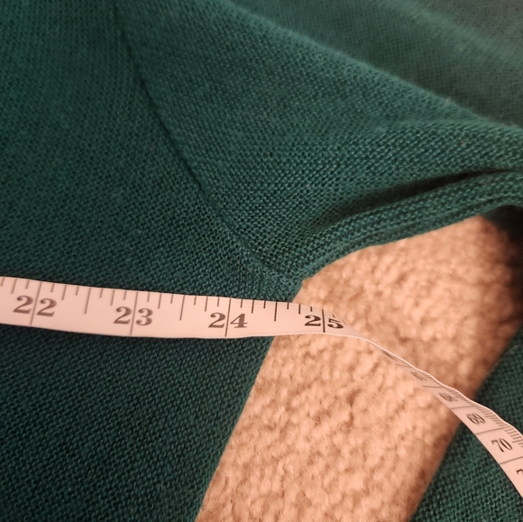 Womens Knit Vintage Sweater Lord Jeff Green Cardigan Size XL #Q372 - Picture 5 of 7